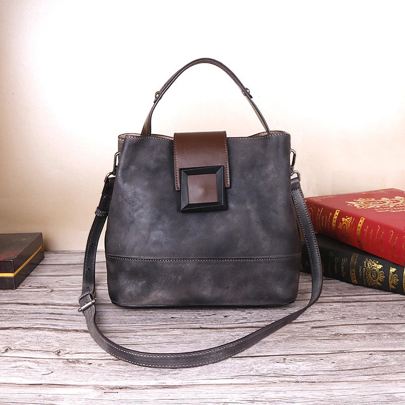 Genuine Leather 3-Way Shoulder Bag