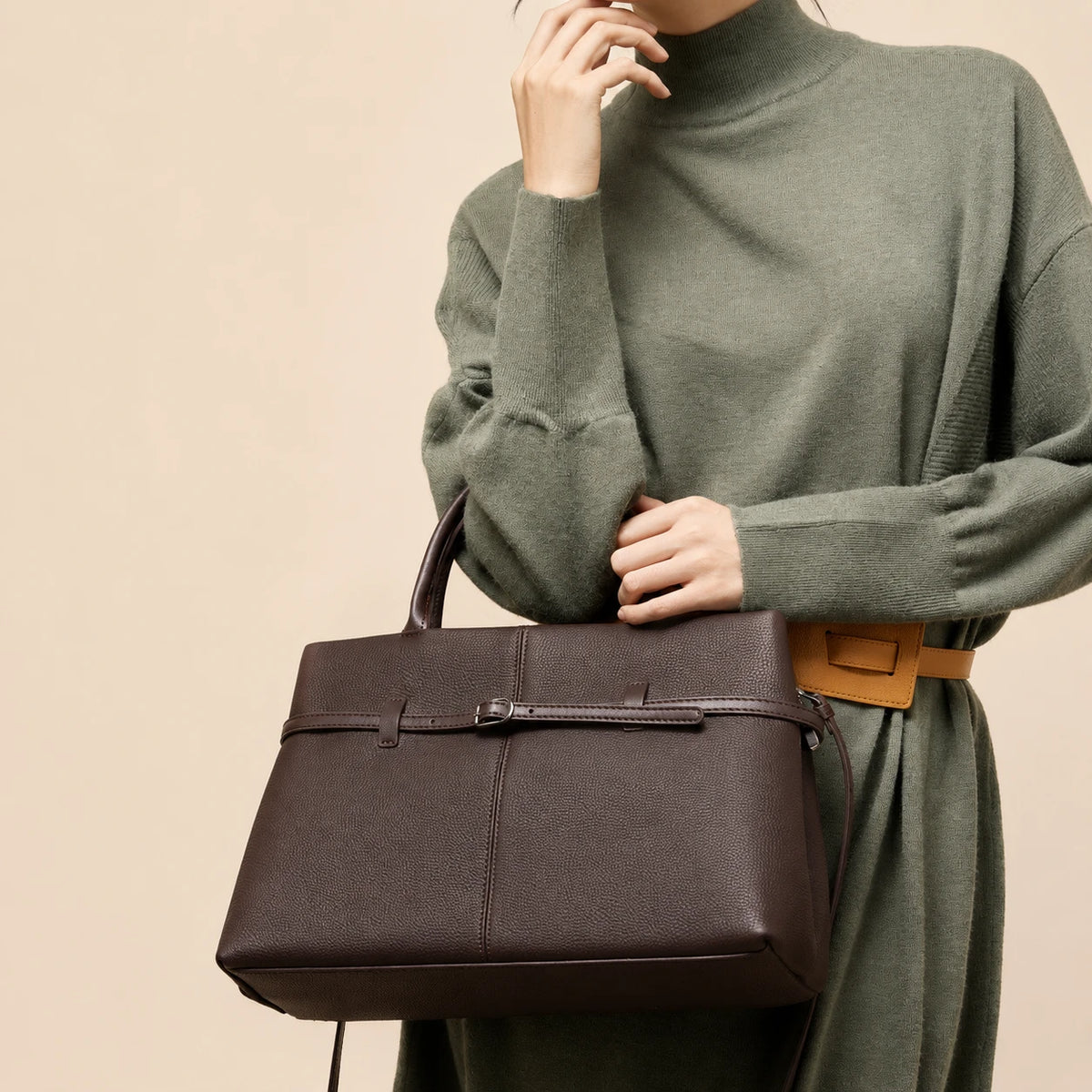 Leather hand Bag