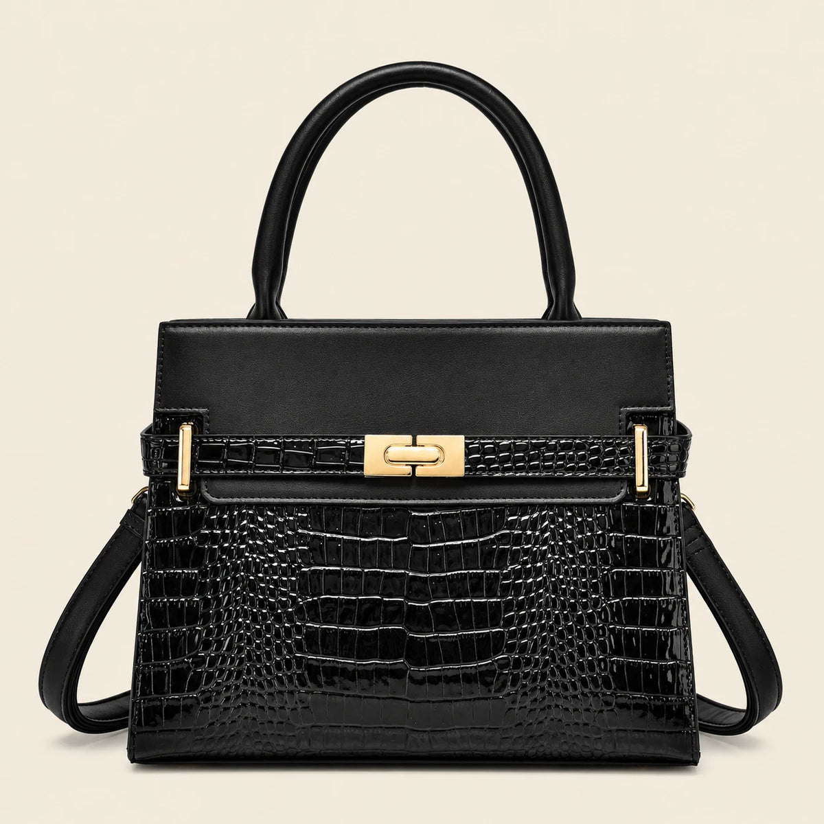 Women's Crocodile Print Tote Bag