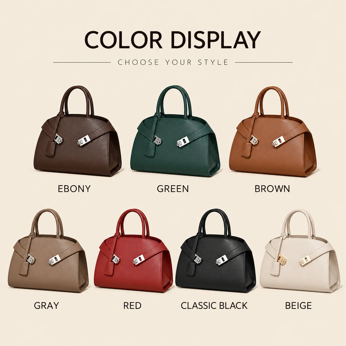 Large Capacity Commuting Shoulder Bag