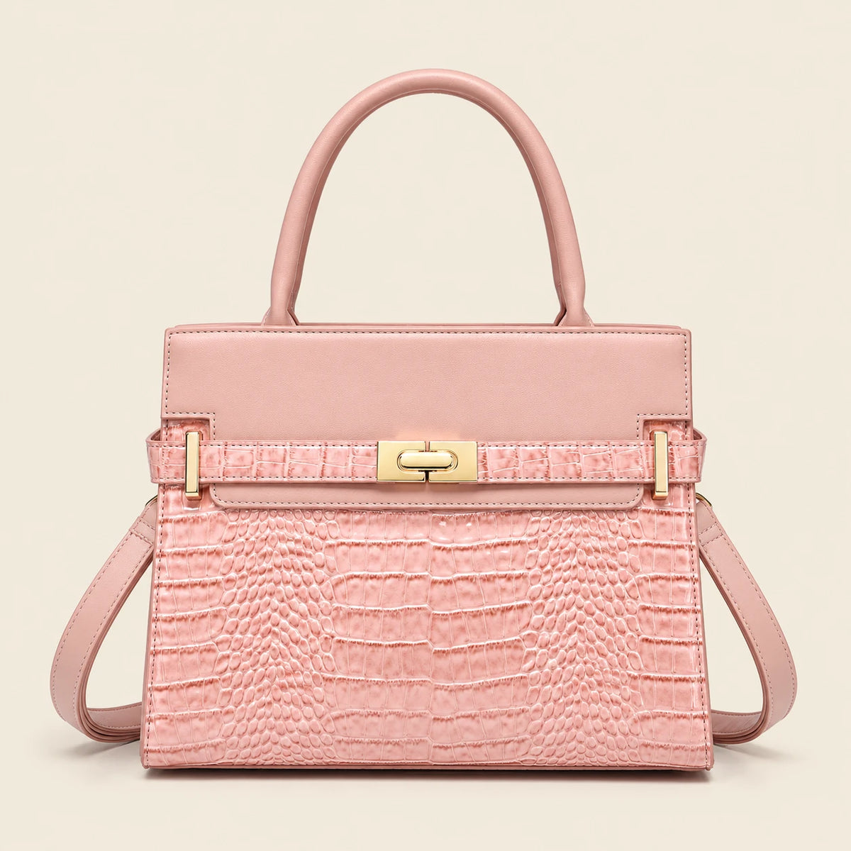 Women's Crocodile Print Tote Bag