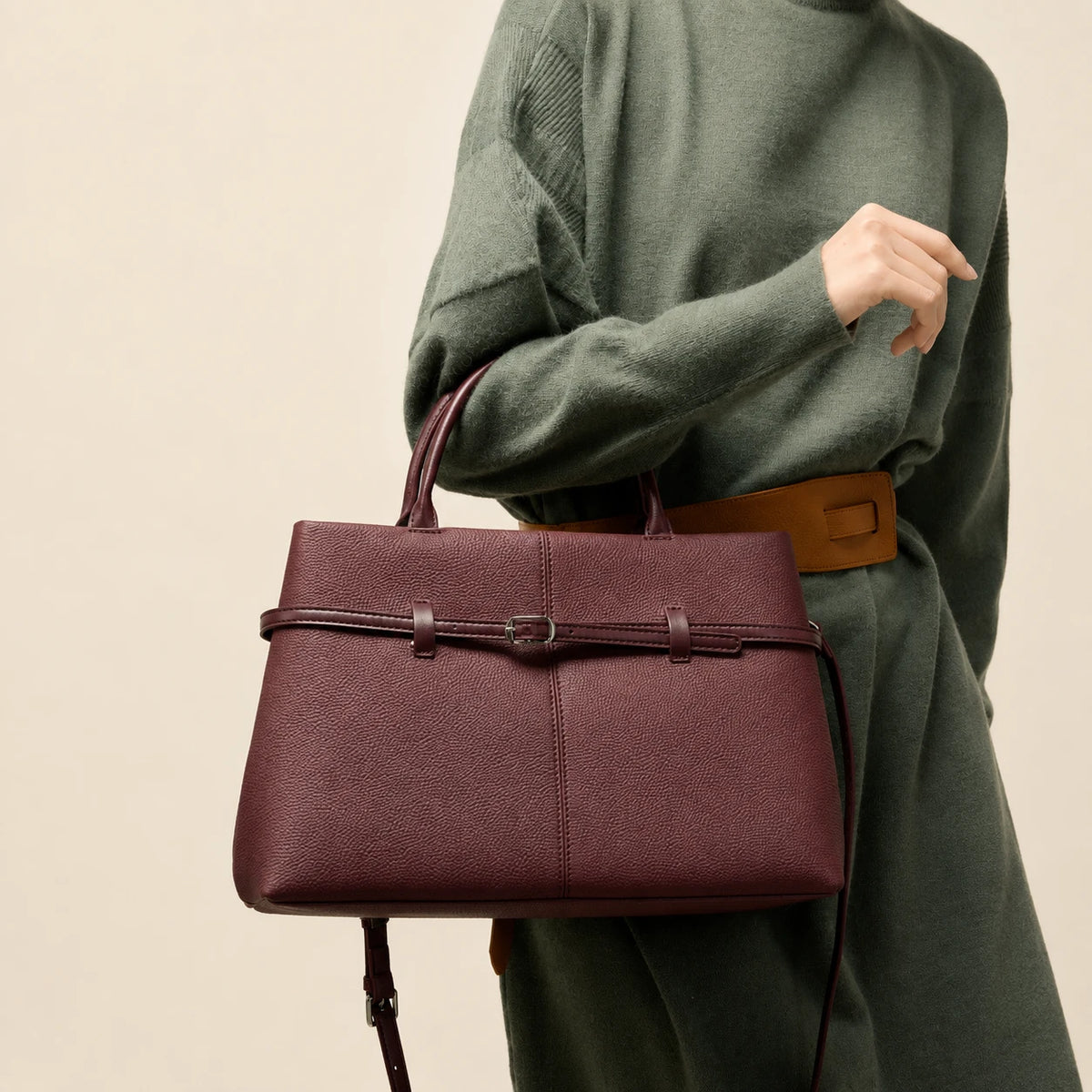 Leather hand Bag