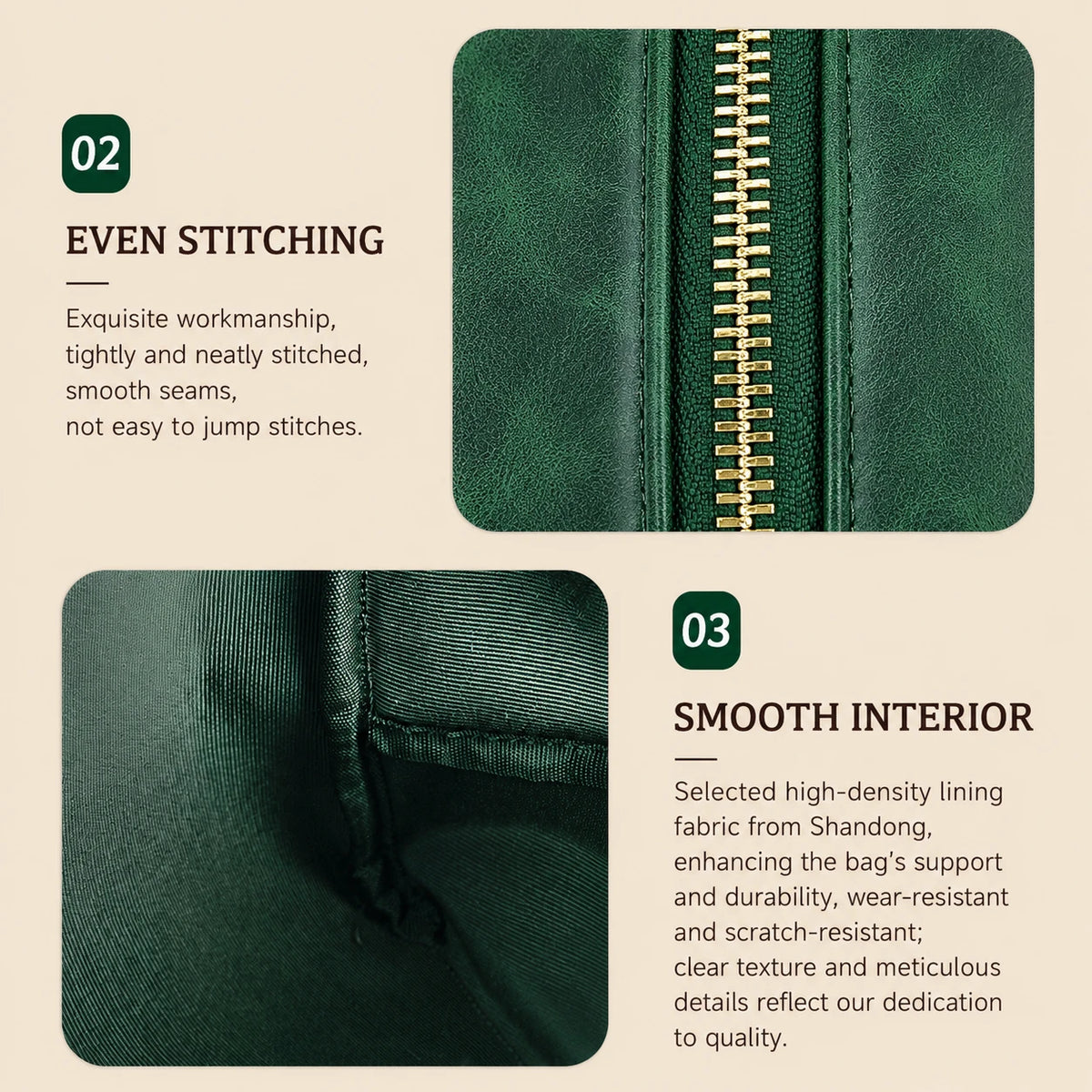 Vintage Crazy Horse Leather Cosmetic Bag