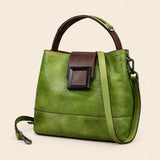 Genuine Leather 3-Way Shoulder Bag