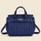 Contrast-colored Canvas Crossbody Bag