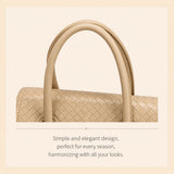 Versatile woven tote bag