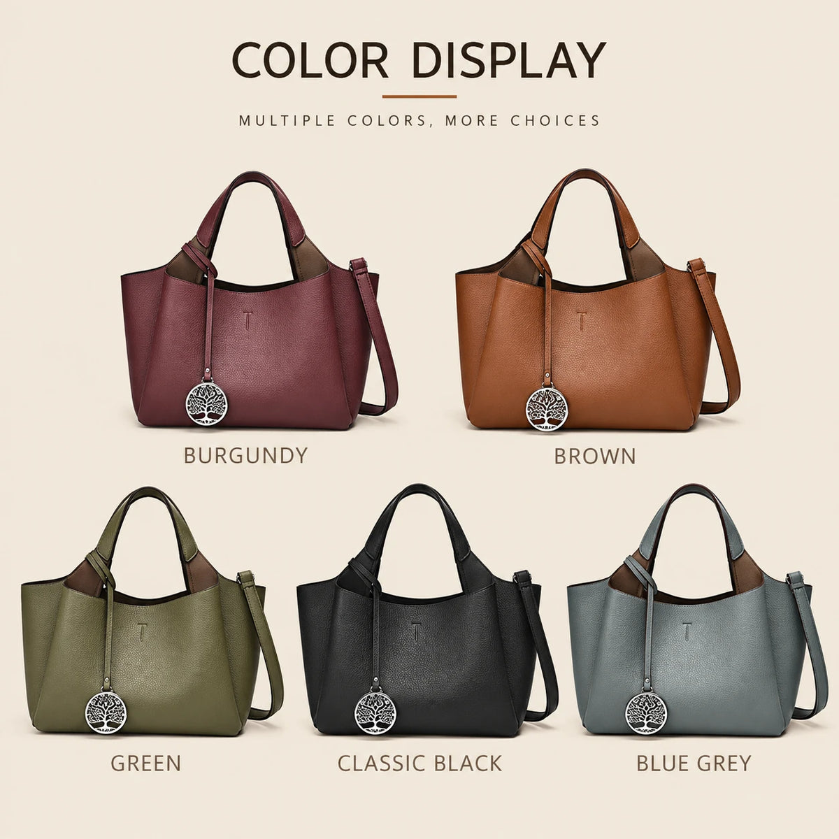 Casual single-shoulder tote bag