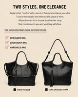 Retro Convertible Shoulder Bag & Tote
