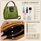 Genuine Leather 3-Way Shoulder Bag