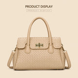 Versatile woven tote bag
