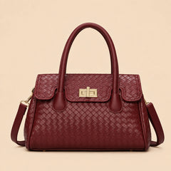 Versatile woven tote bag