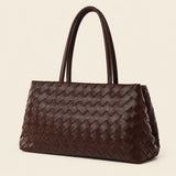 Woven Tote Bag - Spacious Everyday Shoulder Bag