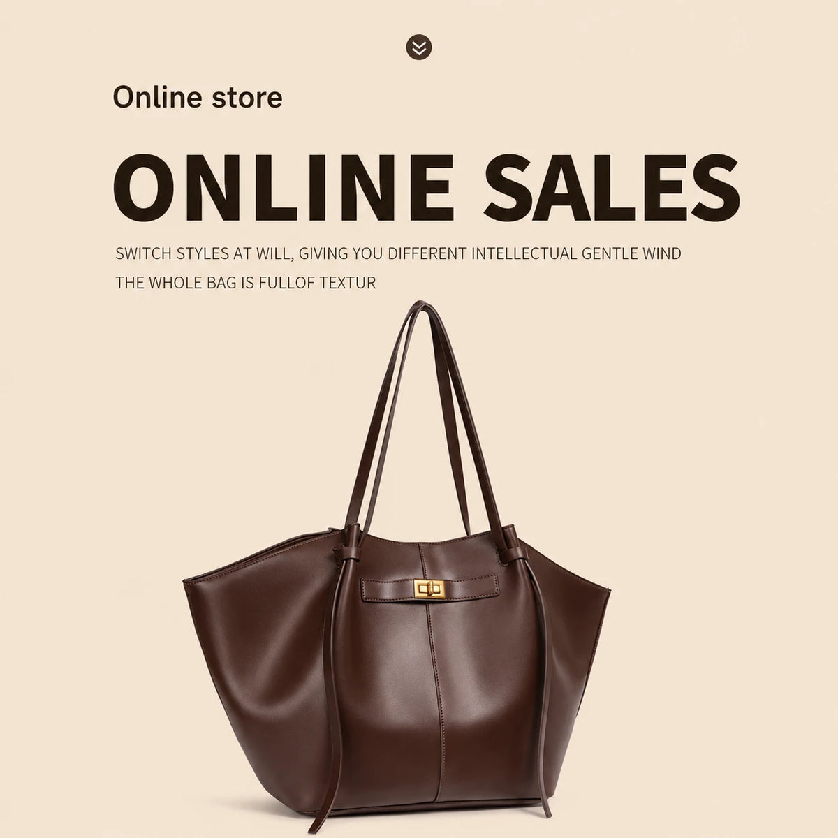 Light Luxury Commuter Tote Bag
