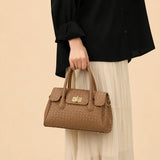 Versatile woven tote bag