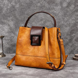 Genuine Leather 3-Way Shoulder Bag