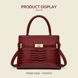 Women's Crocodile Print Tote Bag