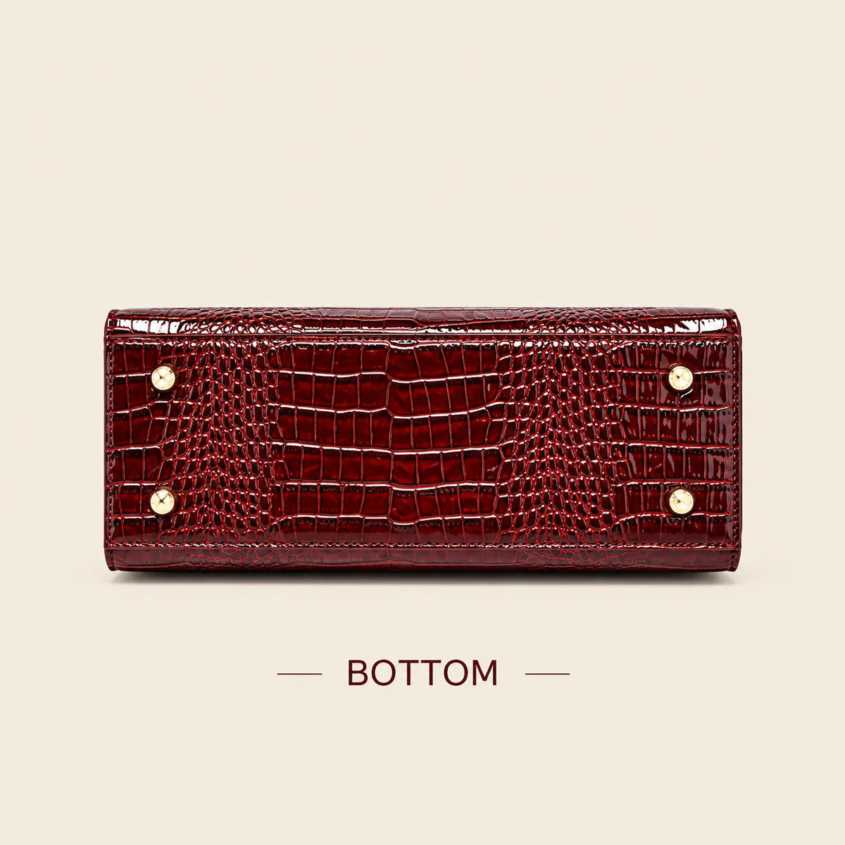 Women's Crocodile Print Tote Bag