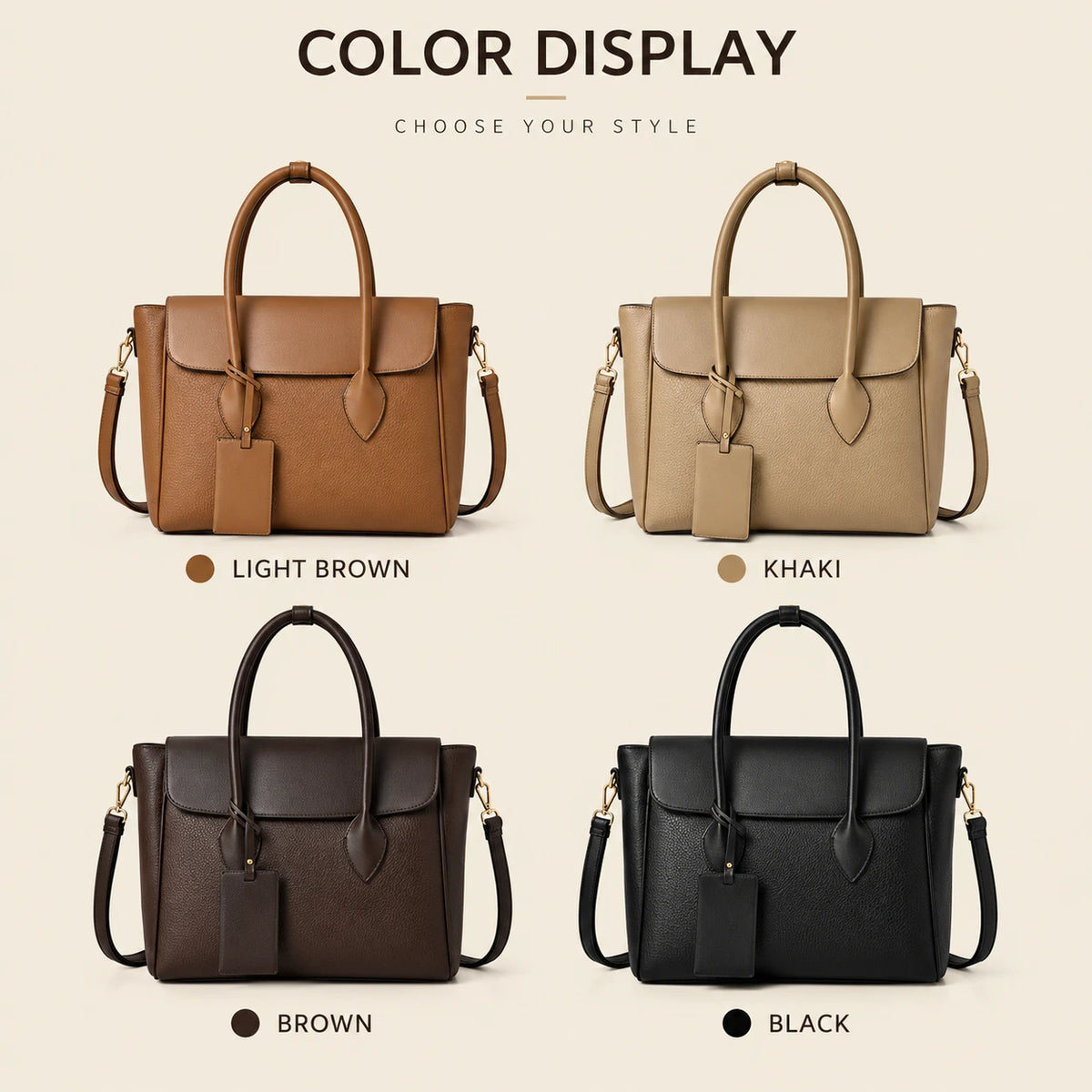 Large Capacity Work Tote Bag