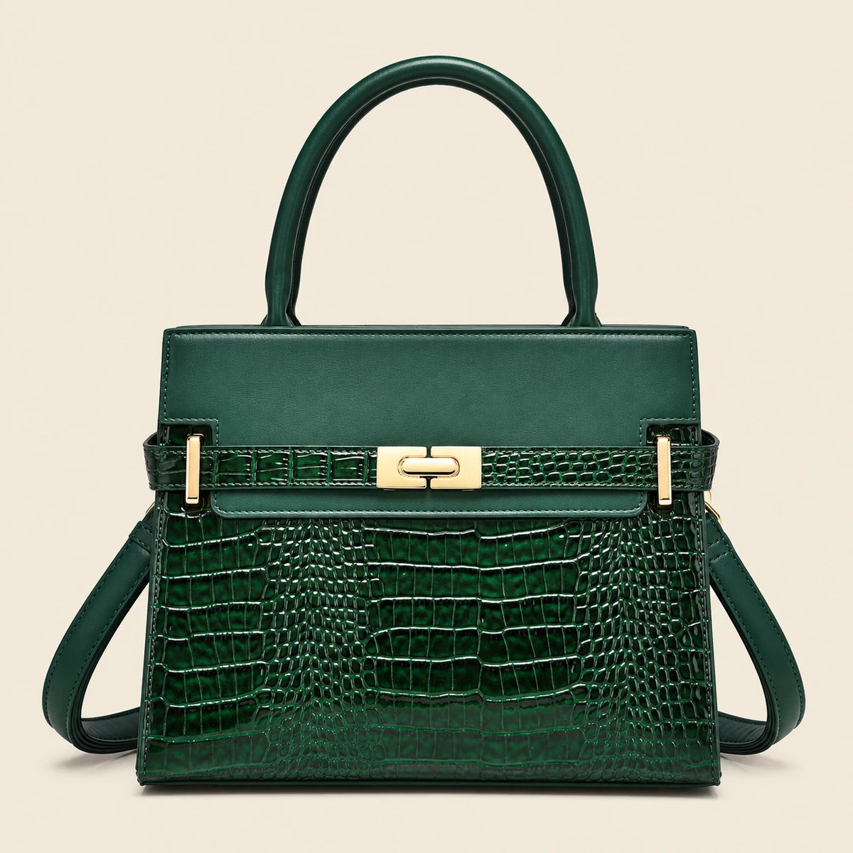 Women's Crocodile Print Tote Bag