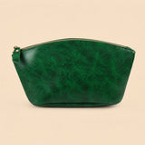 Vintage Crazy Horse Leather Cosmetic Bag