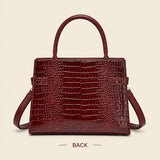Women's Crocodile Print Tote Bag