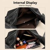 Studded Leather Tote Bag