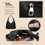 Studded Leather Tote Bag
