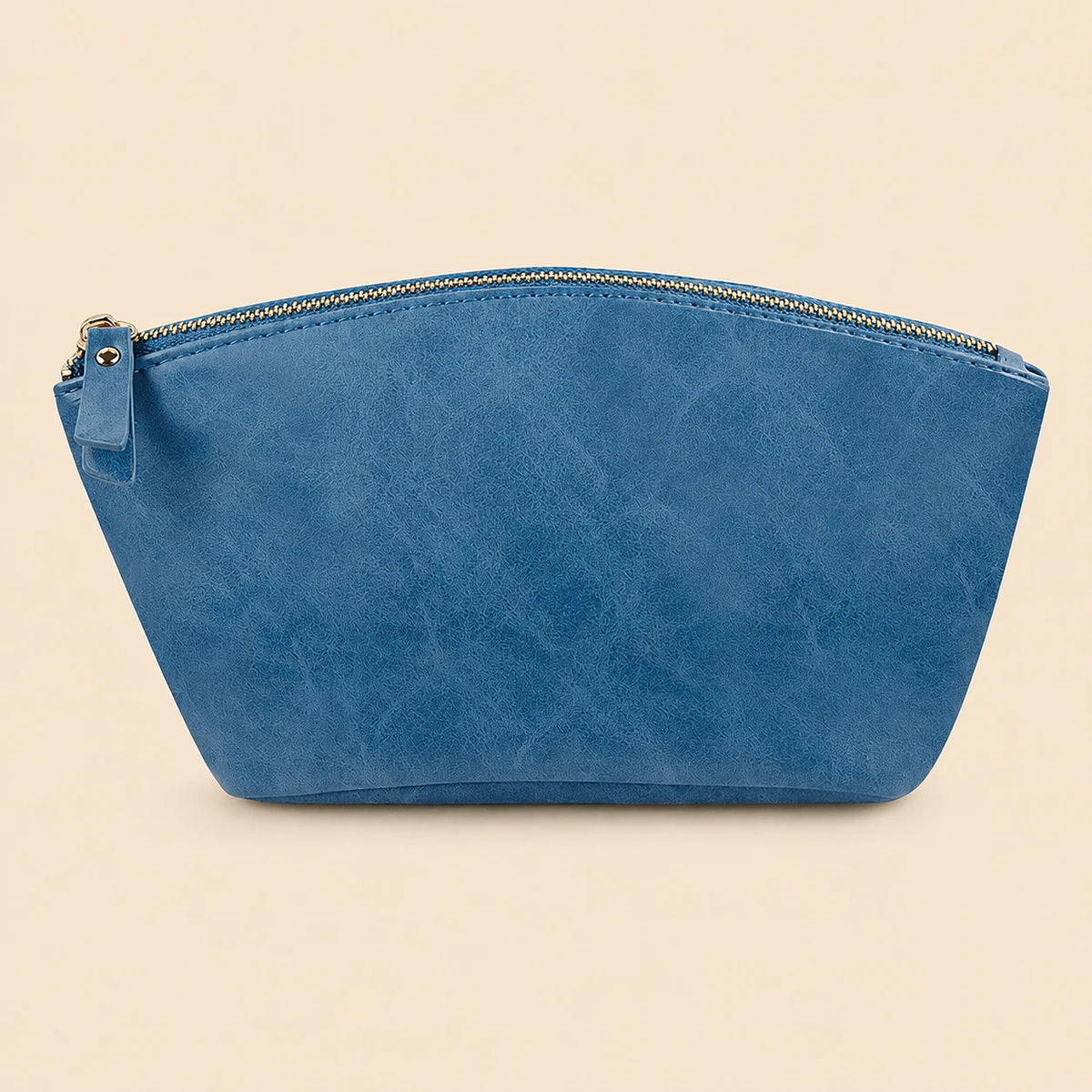 Vintage Crazy Horse Leather Cosmetic Bag