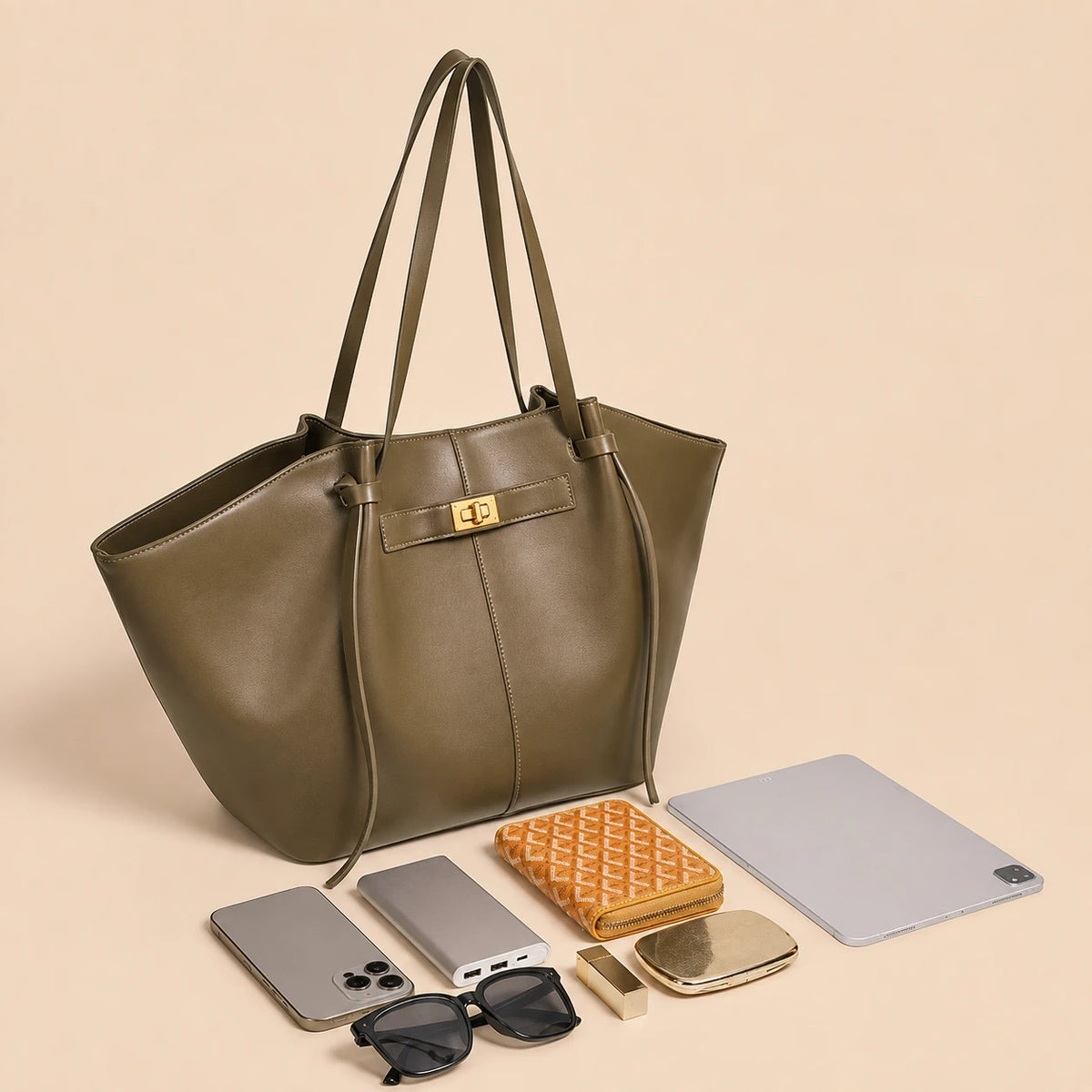 Light Luxury Commuter Tote Bag