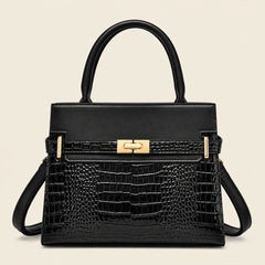 Women's Crocodile Print Tote Bag