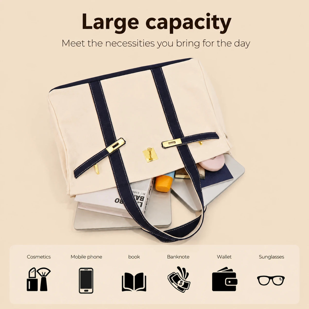 Canvas Multi-Use Tote Bag