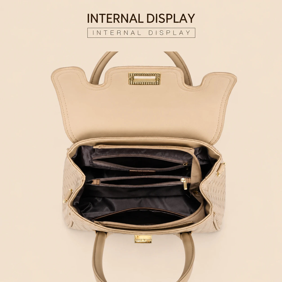 Versatile woven tote bag