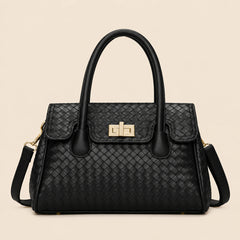 Versatile woven tote bag