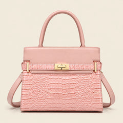Women's Crocodile Print Tote Bag