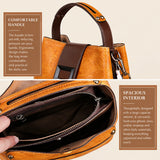 Genuine Leather 3-Way Shoulder Bag