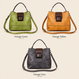 Genuine Leather 3-Way Shoulder Bag