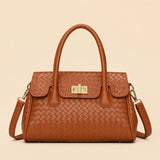 Versatile woven tote bag