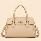 Versatile woven tote bag