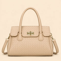 Versatile woven tote bag