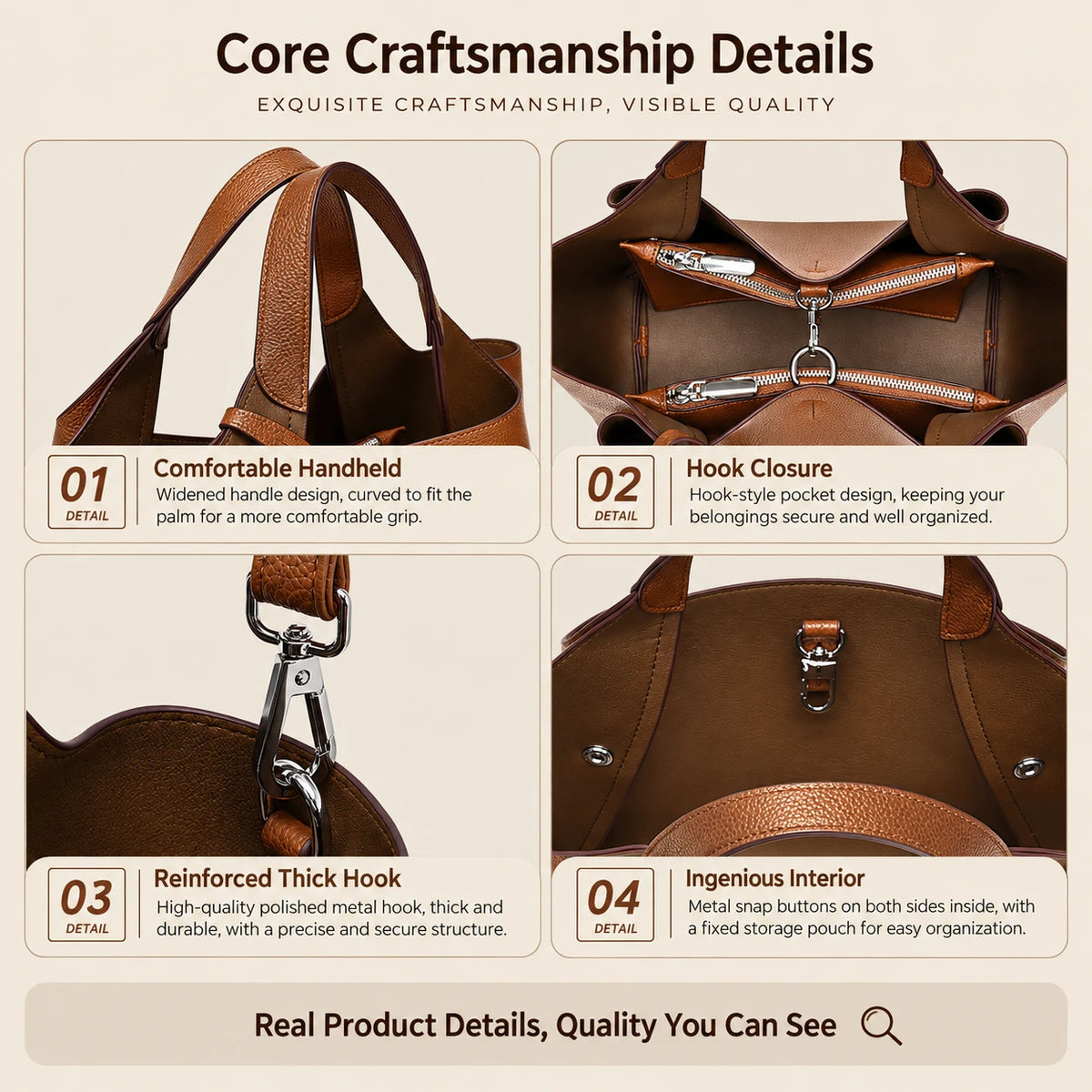 Casual single-shoulder tote bag